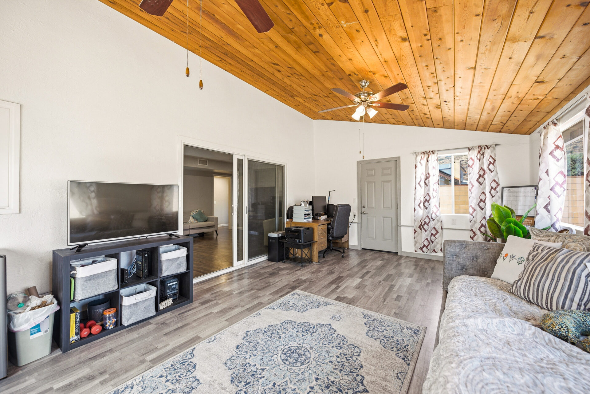 Enclosed patio as bonus living space